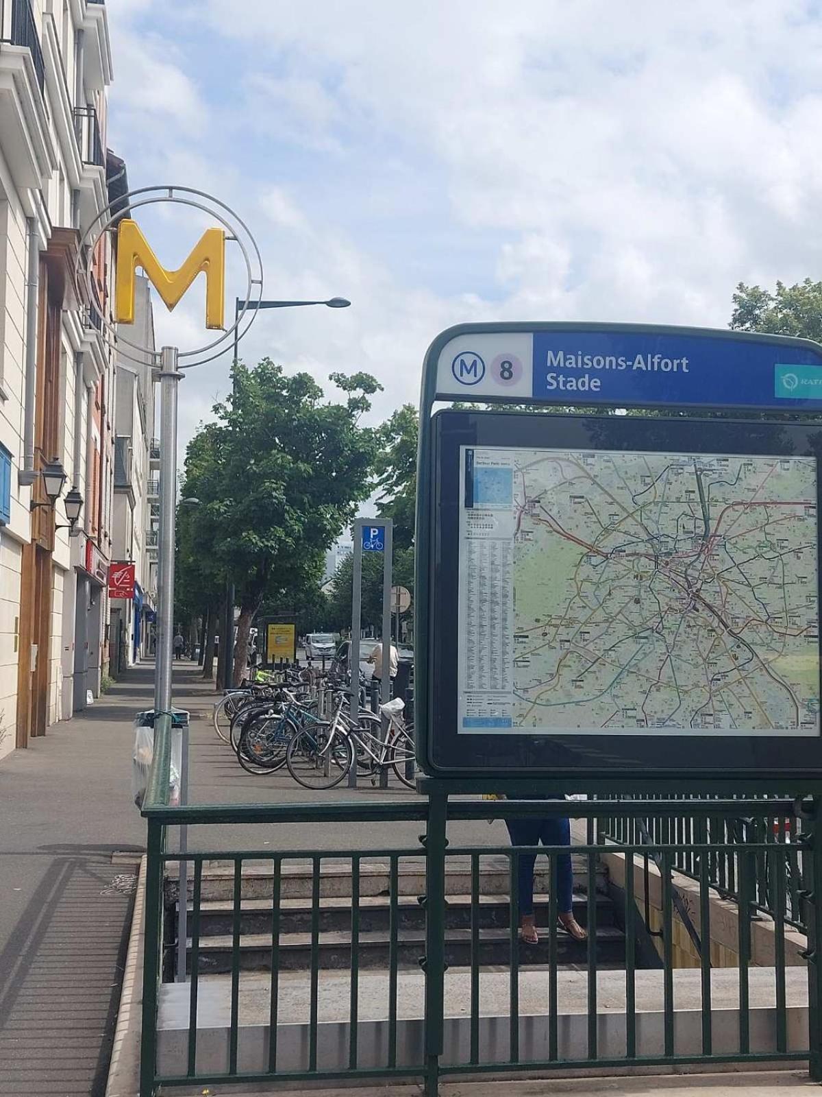 Charme, Originalite, -1 Minute Metro Apartment Maisons-Alfort Bagian luar foto